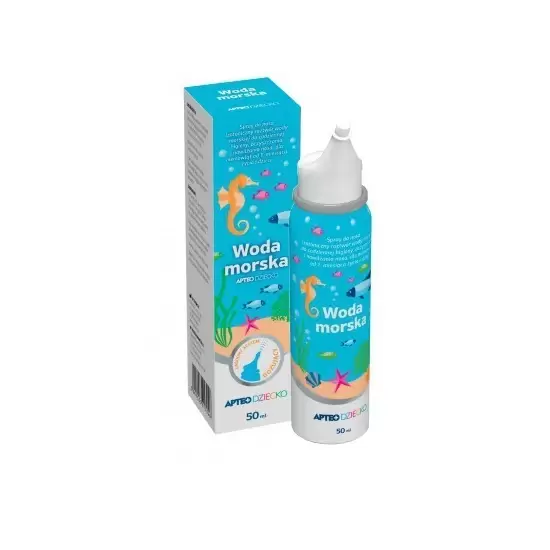 Woda morska spray do nosa dla dzieci 50ml - Apteo Dziecko
