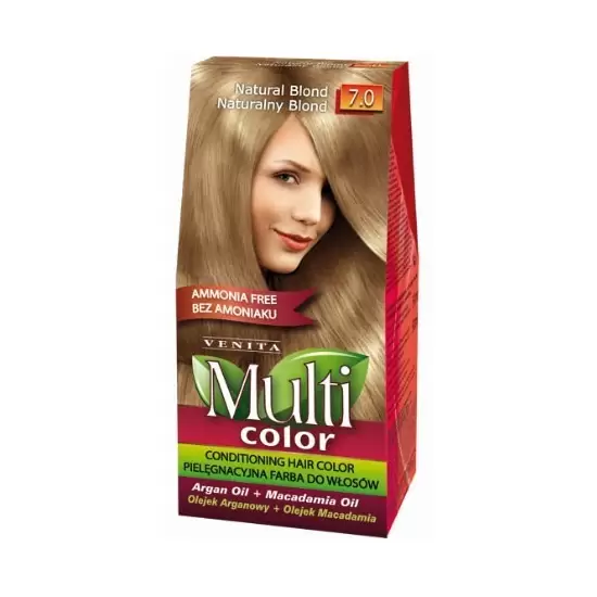 Multi Color - 7.0 Naturalny Blond 50ml - Venita