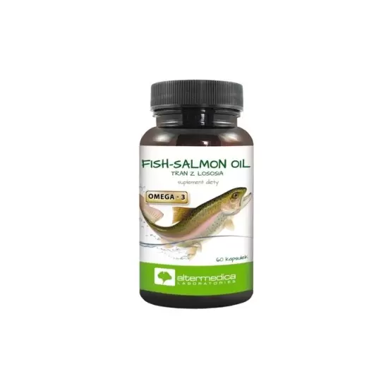 Fish salamon oil tran z łososia 60kaps Alter Medica